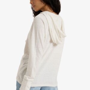 NWOT Billabong Hooded Pullover in Cream Size M